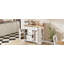 Buffet 51,2 "avec 5 tiroirs, 2 armoires et prise de courant
