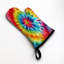 Sergé de coton Swirled Tie-Dye