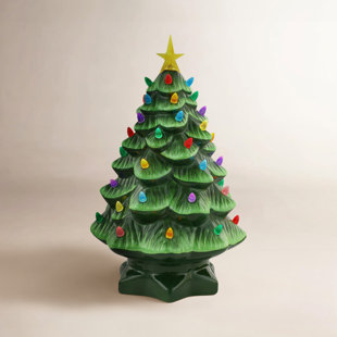 Nostalgic Ceramic Tree - Green