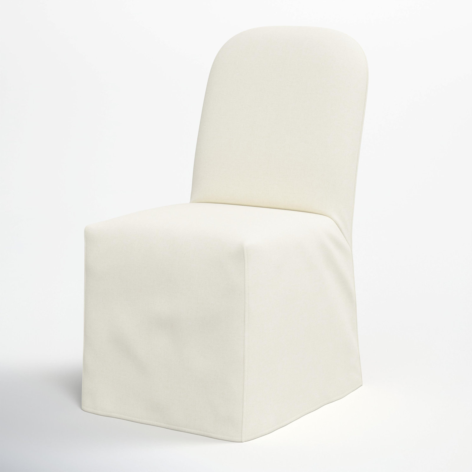 Velma Dining Chair, Zuma White Textured Linen