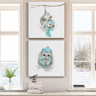 " Christmas Critter Possum " 2 - Pieces