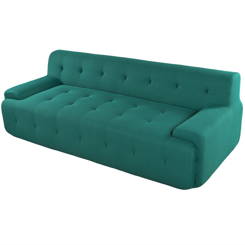 Canapé rembourré 3 places U_Style 86,2 po, Vert