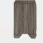 Table de chevet 2 tiroirs gris vieilli