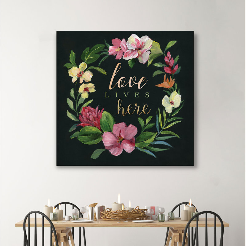 « tropic couronne ii », art textuel, H 10 po x l 10 po x P 1,5 po, Toile tendue