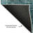 Premium Machine Washable Cerrito AMF557 Teal Rug-103979830