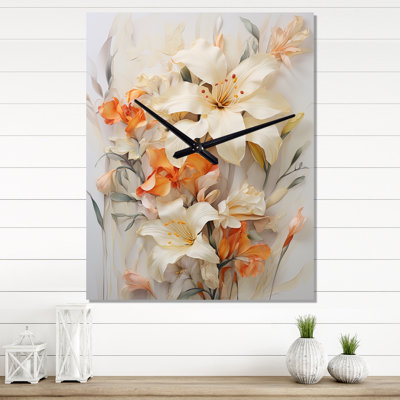 Horloge murale moderne Colesha - Plants