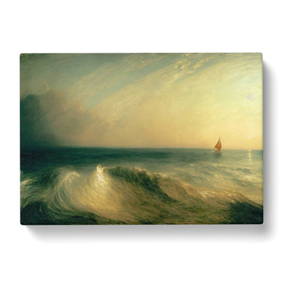 Moody Sailing Boat - Wrapped Canvas