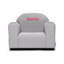 Fauteuil club personnalisé Keet, Gingham-12210611-12210590-12211149