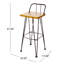 Loya Metal Outdoor Stool