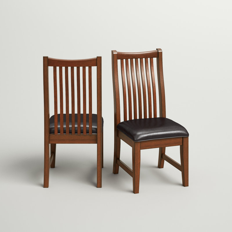 Chaise d'appoint en bois massif Richboro
