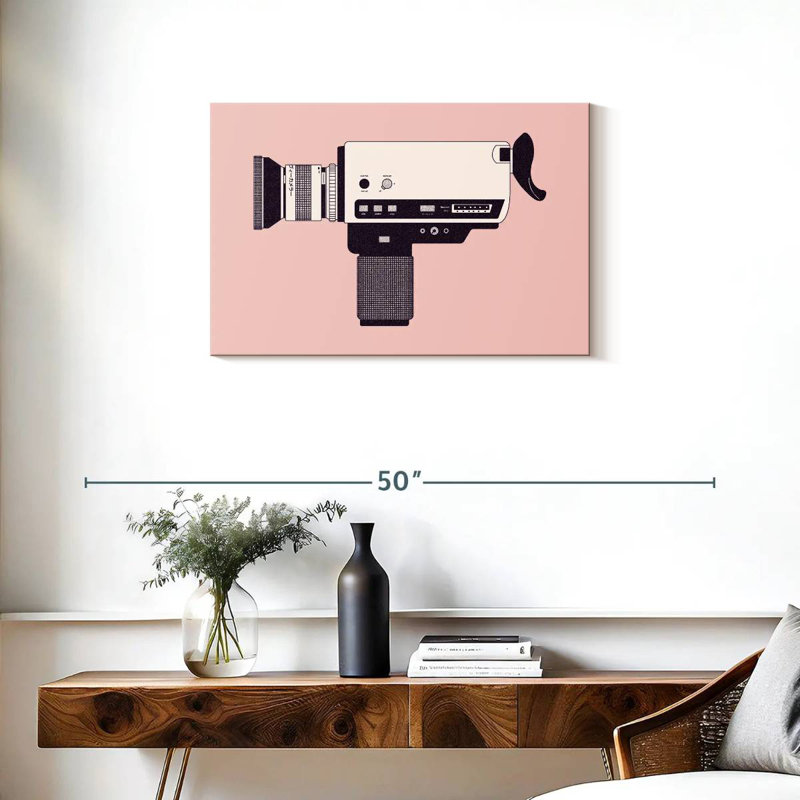 Senne Super 8 Camera, 20" H x 30" W