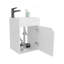 Meuble-lavabo flottant avec porte Nelson, blanc-1551808795
