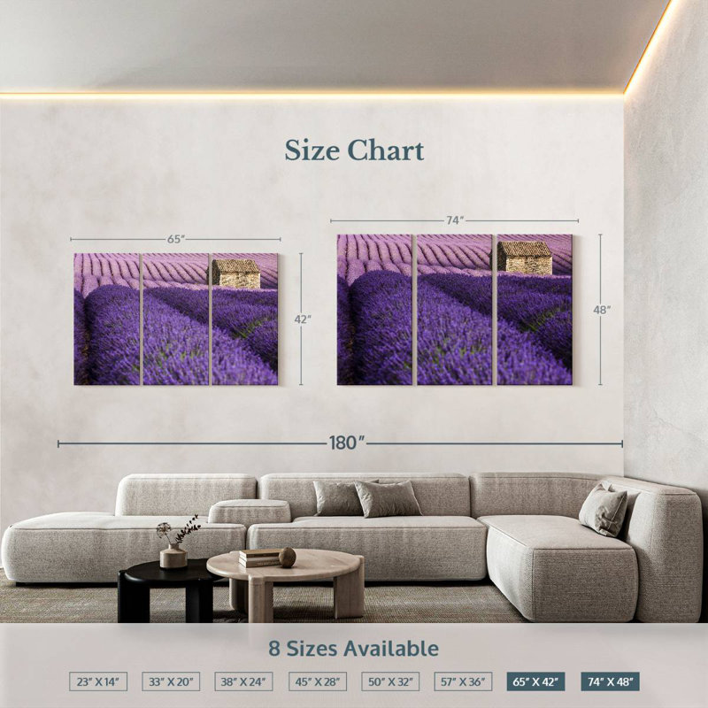 Alvord Valensole Plateau, 36" H x 57" W