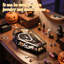 Ornement en forme de cercueil d'Halloween en verre - vitrine effrayante pour petits bibelots, bonbons et gothique - décoration à thème