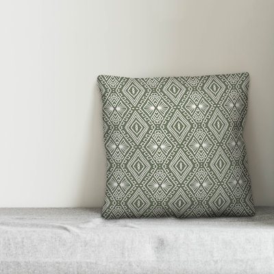 Tribal Geometric Throw Pillow