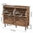Modern Storage Cabinet With 3 Flip Drawers Suitable For Living Rooms