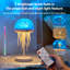 Jellyfish Lamps Projector RVB veilleuse avec 7 couleurs changeantes Galaxy Table de bureau portable Veilleuse pour salle de bain, couloir, décoration de chambre, cadeau d'anniversaire