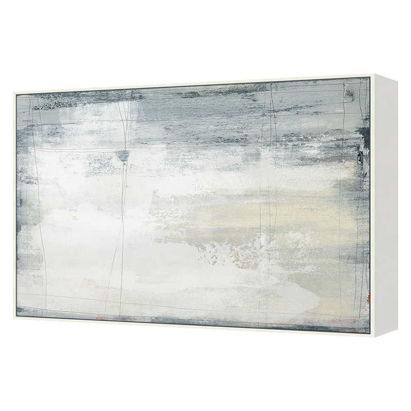 Tonal Mist 2 Print by Maeve Harris, 42" H x 60" W x 2.63" D, White