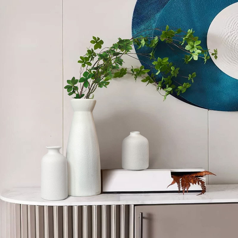 Ensemble de 3 vases en céramique