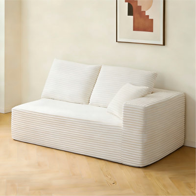 Canapé modulaire en velours côtelé Boneless