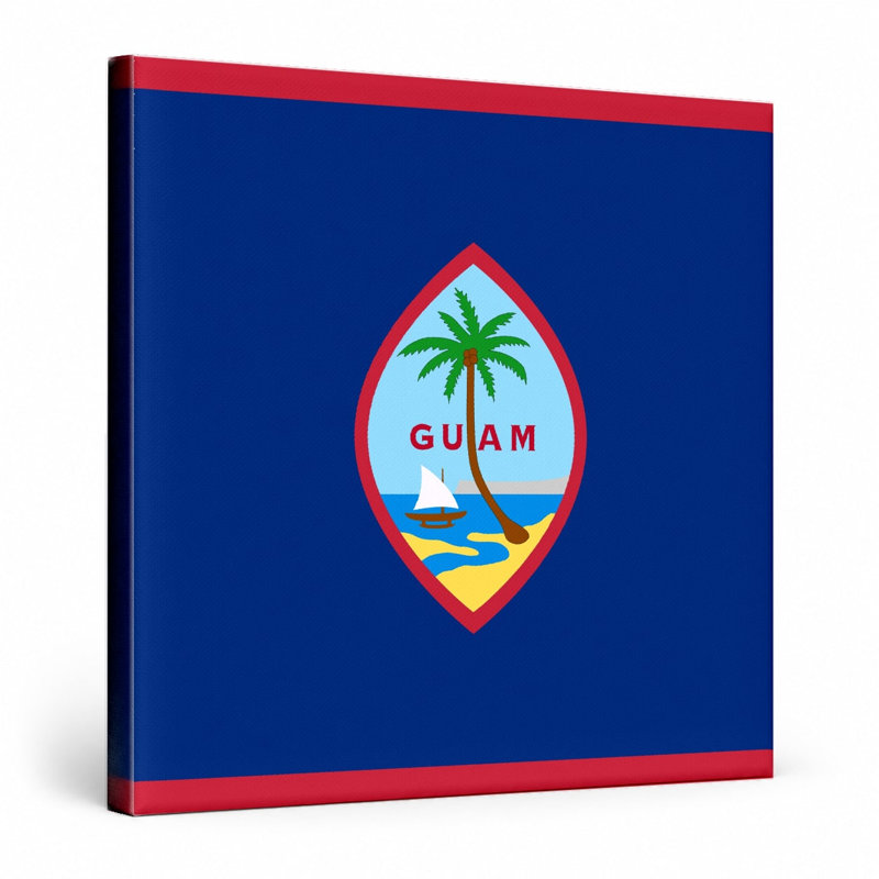 Drapeau de Guam, H 32 po x l 32 po