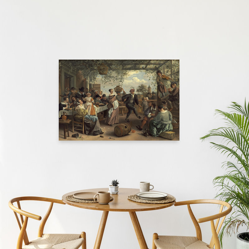 «The Dancing Couple», impression murale contemporaine classique, H 24 po x l 36 po