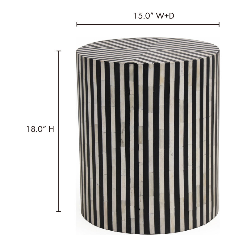Drum End Table