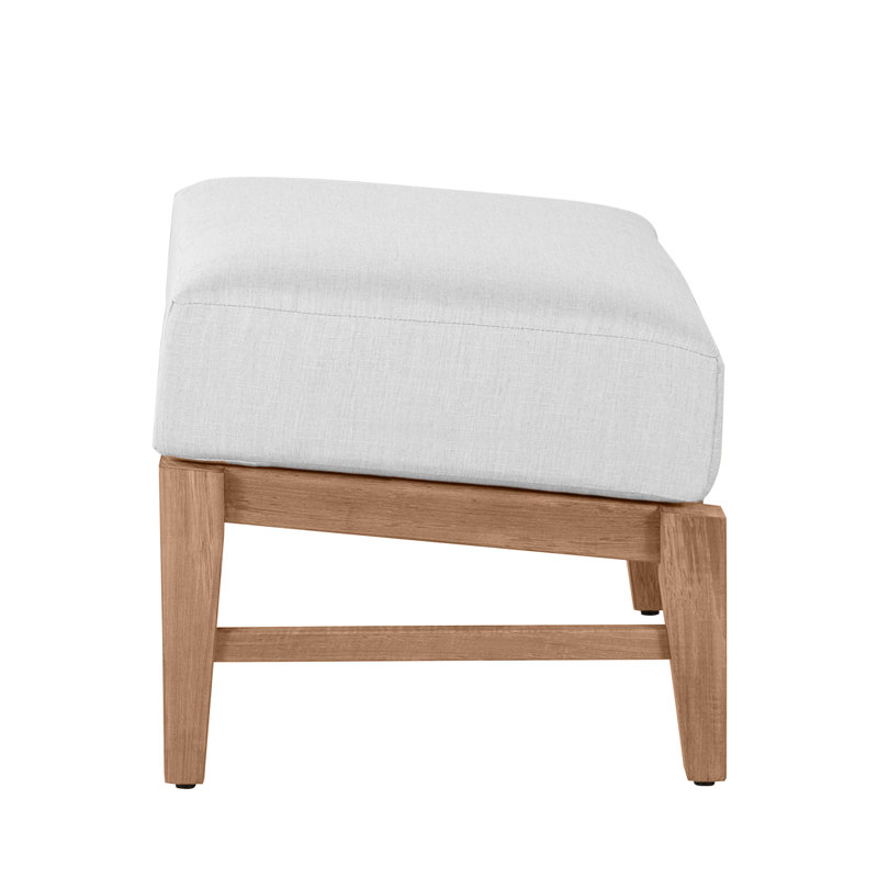 Croquet Teak Ottoman, Croquet Teak #4 Natural Teak