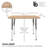 Laminate Adjustable Rectangle Activity Table-92311981
