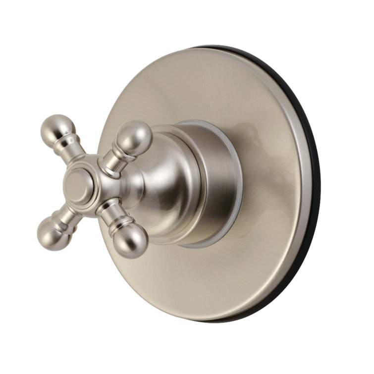Single-Handle Three-Way Diverter Valve with Trim Kit