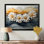 Décoration murale Iluna Golden Harmony Of Mums Flower II - Mums