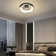 19.7'' Bedroom Recessed Ceiling Fan with  Light,With LEDs and special programs