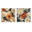 Ladue - Ensemble de 2 collages carrés floraux-101853168-101853169