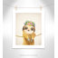 Floral Sloth Animals-48188633-48188636