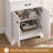 28" Single Bathroom Vanity With Ceramic Top And Double-Door Storage Cabinet-738505175