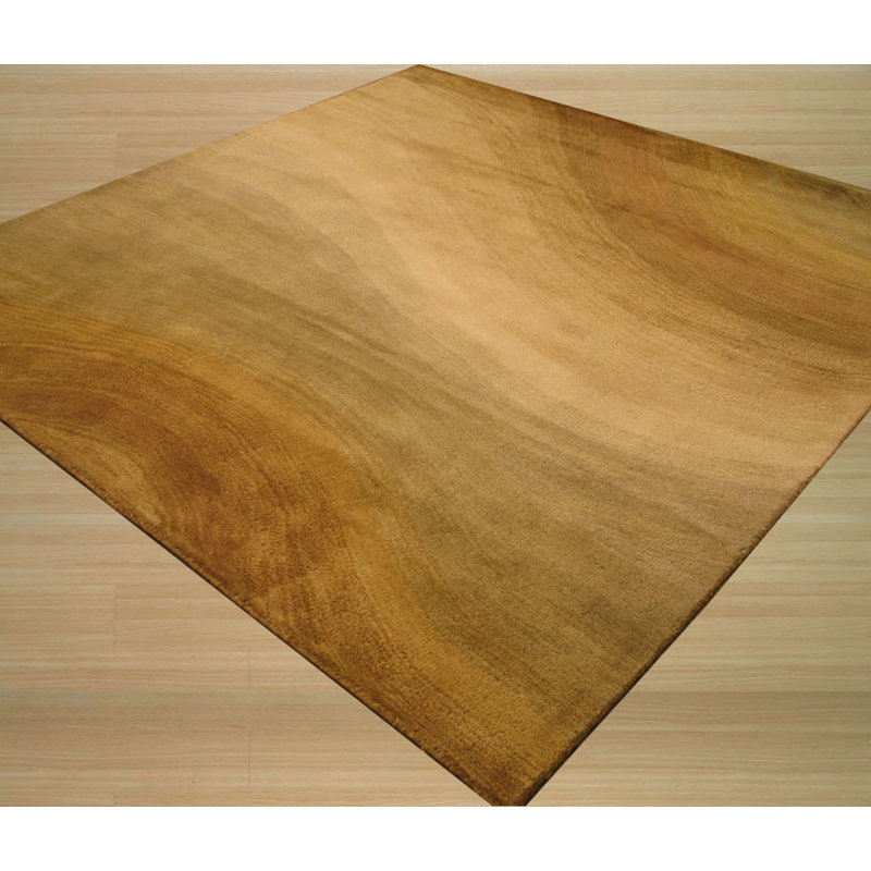 Gold Hand-Tufted Wool Morono Rug by , Luxurious and Elegant Area Rug for Adding a Touch of Sophistication to Your Living Room, Bedroom, Office, or Home Décor