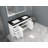 Campbelle 60 " W Freestanding Standard 2 Double Vanity Bathroom Vanity With Plastic Top-71523811-71523808