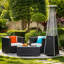 Chauffe-terrasse d'extérieur bronze