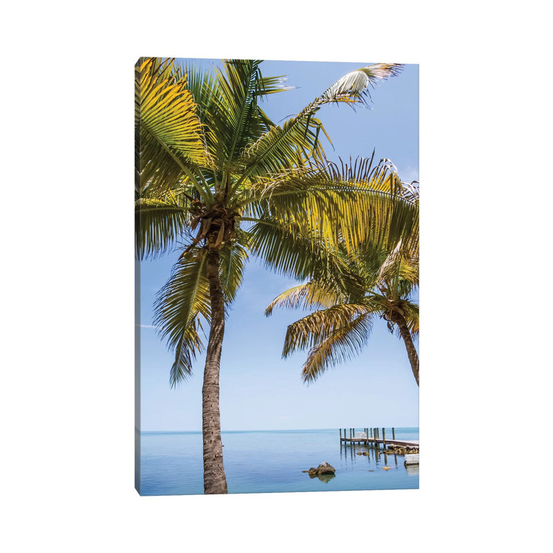 Florida Just Paradise 1 Piece Wrapped Canvas Wall Art, 66.04 cm H x 45.72 cm W x 1.91 cm D