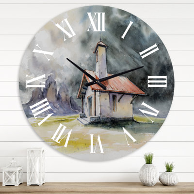 Horloge murale rustique