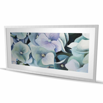 Hortensia - décor encadré de chambre à coucher