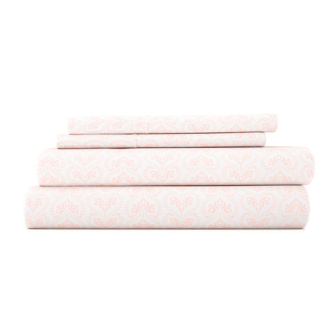 Kanagy Classic in Pink Microfiber Pattern Sheet Set Becky Cameron 