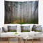 Tapisserie «Dense Misty Forest»-1338737297