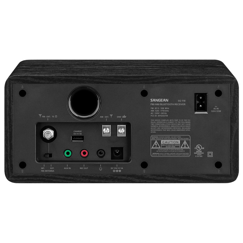 Armoire radio en bois Sangean Retro AM / FM Bluetooth