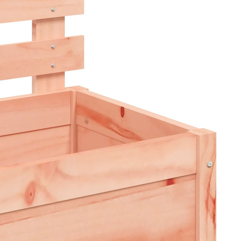 Addelin Wood Planter Box, 114cm H x 79cm W x 39.5cm D, Brown