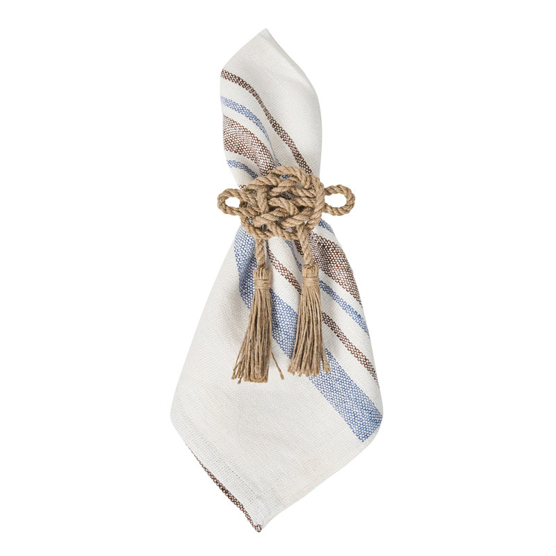 Danish Stripe Napkin - Taupe