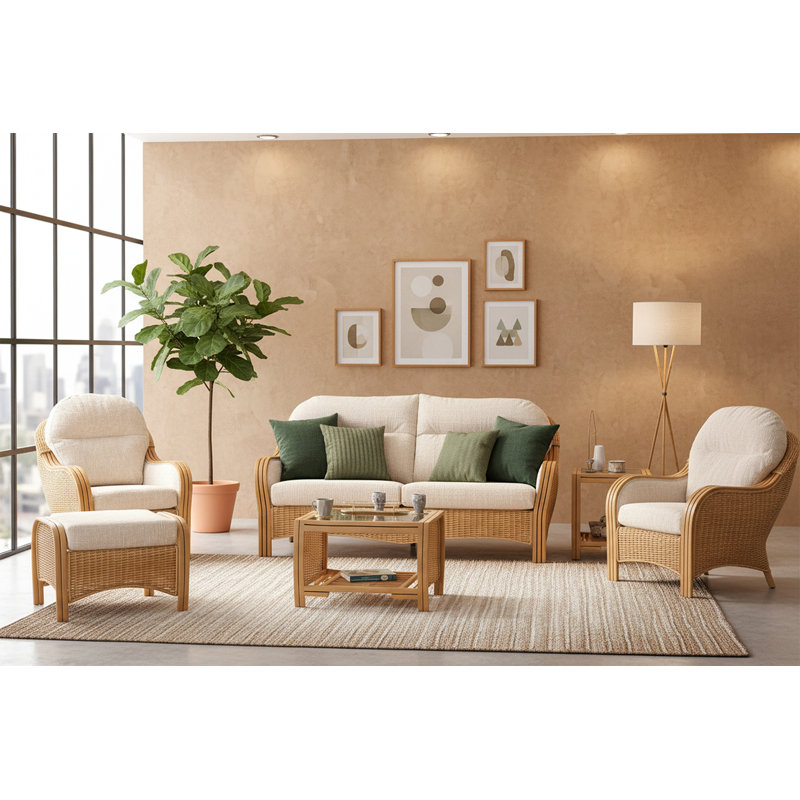 6 - Piece Conservatory Sofa Set