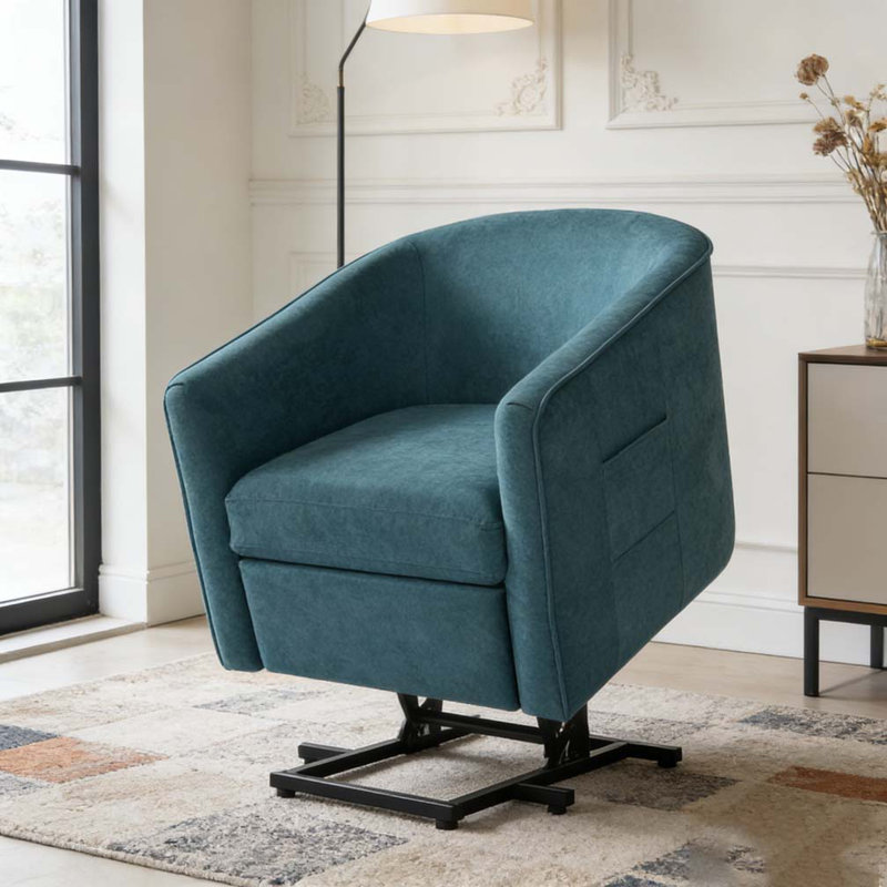 Fauteuil inclinable électrique Power Lift, Bleu