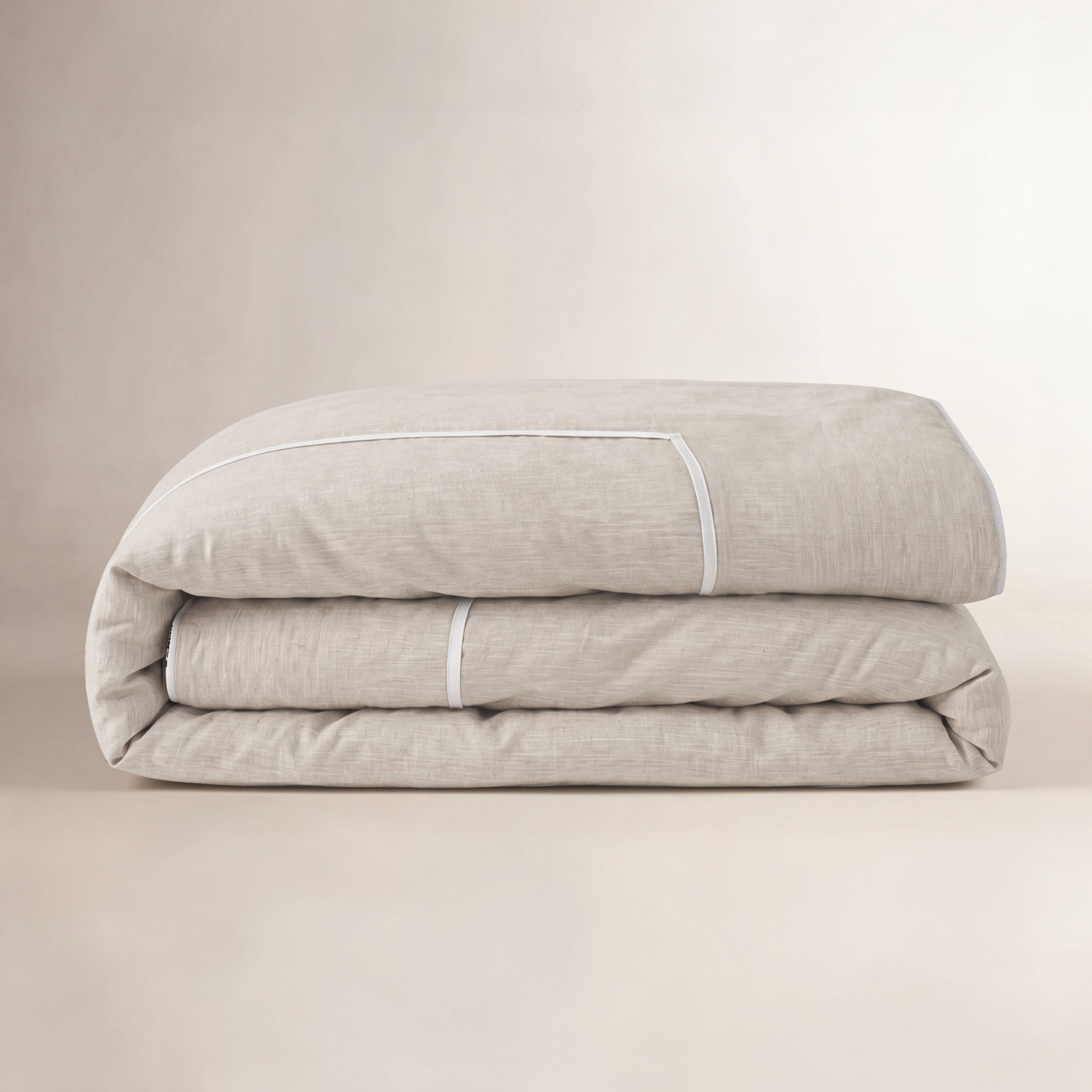 Keaton Linen Duvet Cover Set, King Duvet Cover, Natural