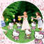 8 panneaux de signalisation Hello Kitty